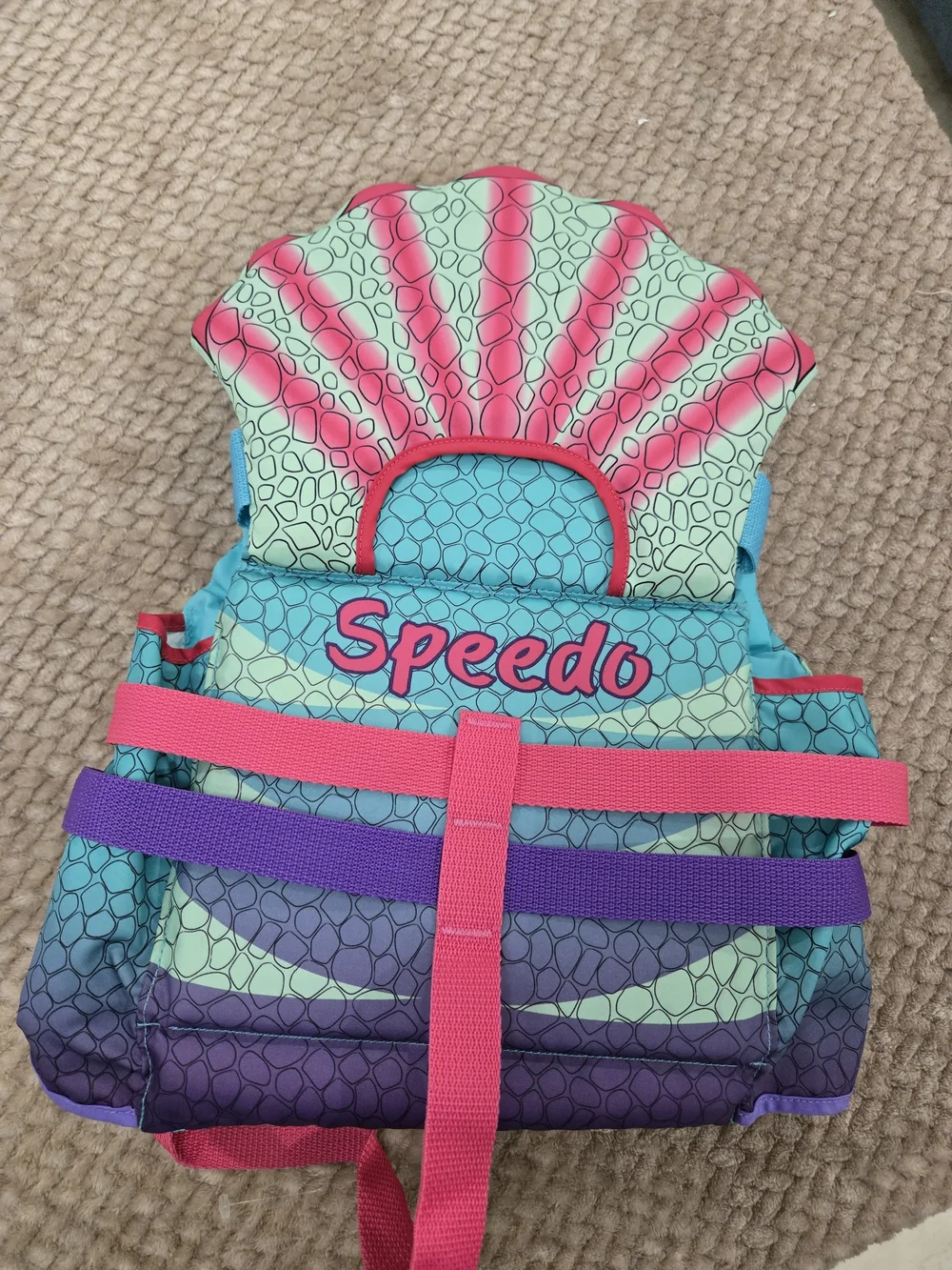 Speedo Kids Mermaid Life Jacket PFD 30-50 lbs